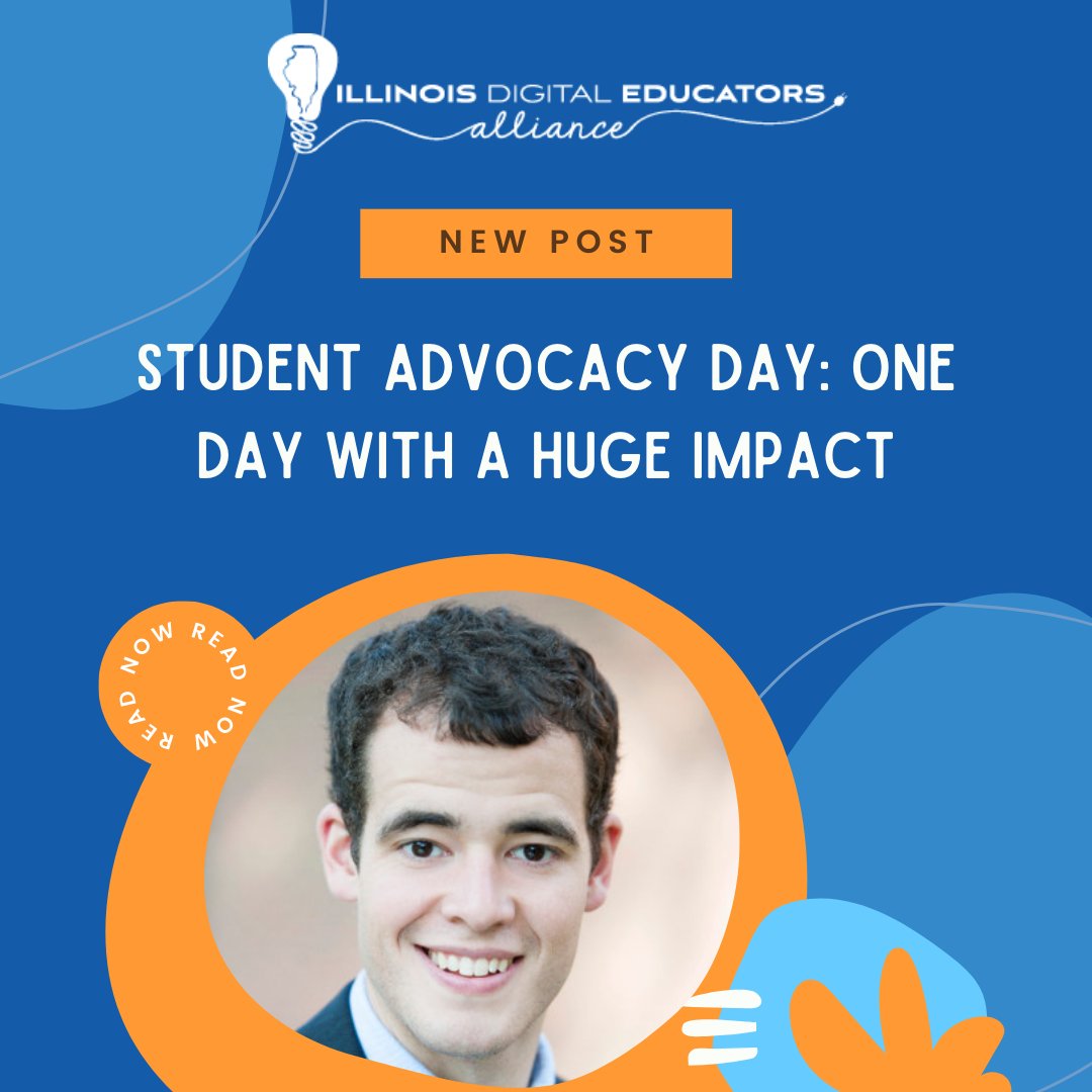 Our latest #IDEAil blog is by educator, @idea_northburbs board member, and co-chair for the Advocacy Day committee, Greg McDonough. Read Greg's post to see the impact one day of advocacy can have on your students, and then fill out the form to attend. ideaillinois.org/studentadvocac…