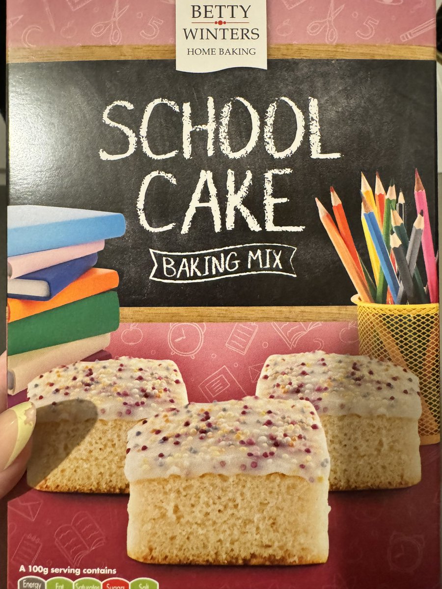 extacite's tweet photo. It may be 10:30 at night, but I’ve done some baking!!! #baking #schoolcake #cake #yummy #food
Just waiting for it to properly set before cutting it 😍😍😍 loved this when i was at school https://t.co/lC8ixfwKIA