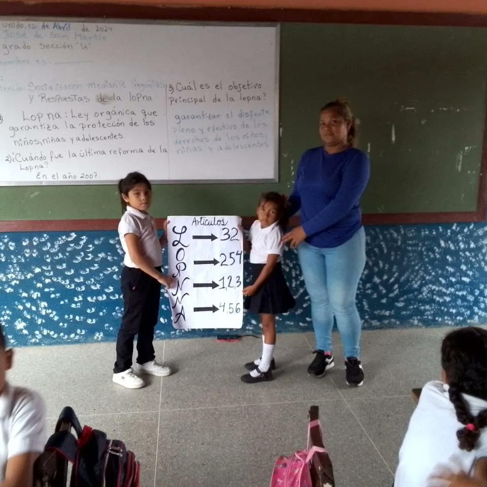 sanmartin2007's tweet photo. Conversatorio de la Lopnna Vigente 2021 La Ley Orgánica para la Protección del Niño, Niña y Adolescente la (LOPNNA) es una ley venezolana que entró en vigencia el 1 de abril de 2001 @_LaAvanzadora @ActualZe @DivSupMonagas @estabacarolina1 @vicent_carvajal https://t.co/aR1wOZ8Wss