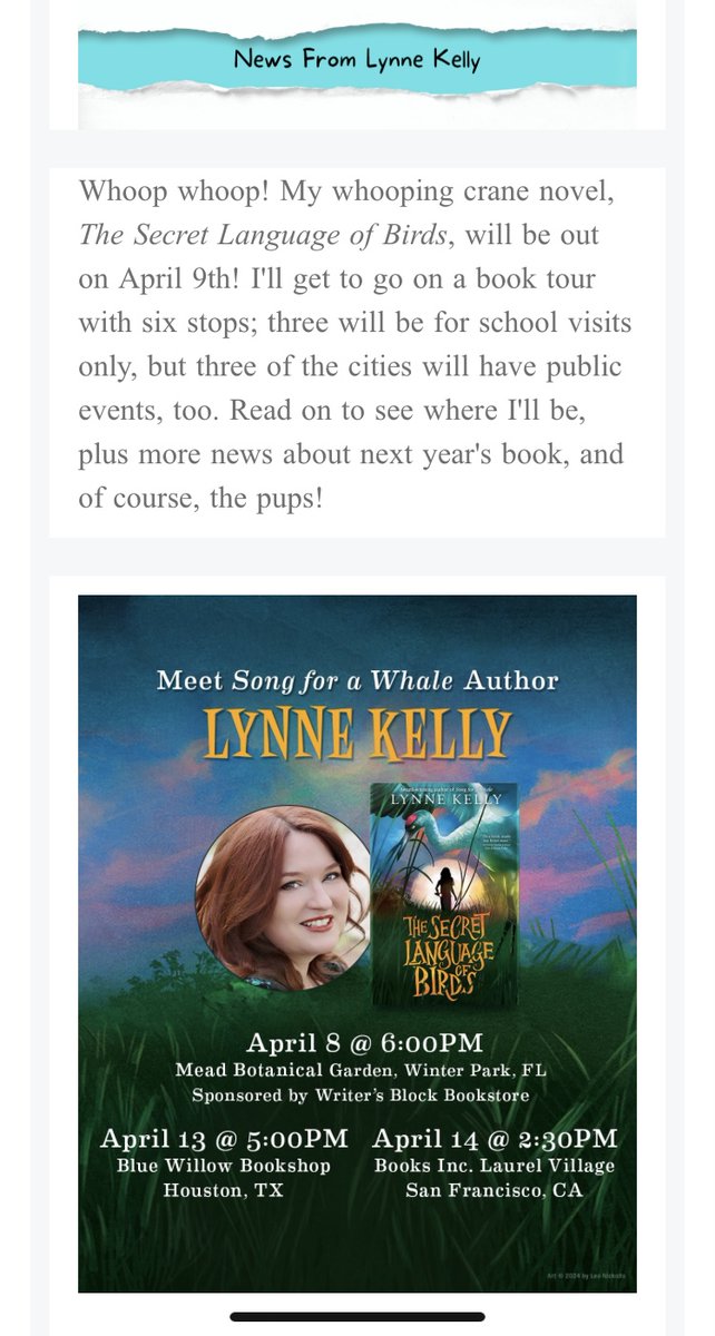 New issue of my newsletter is out! Catch up on book tour news, next year’s octopus book, and of course, the pups preview.mailerlite.io/preview/135135…