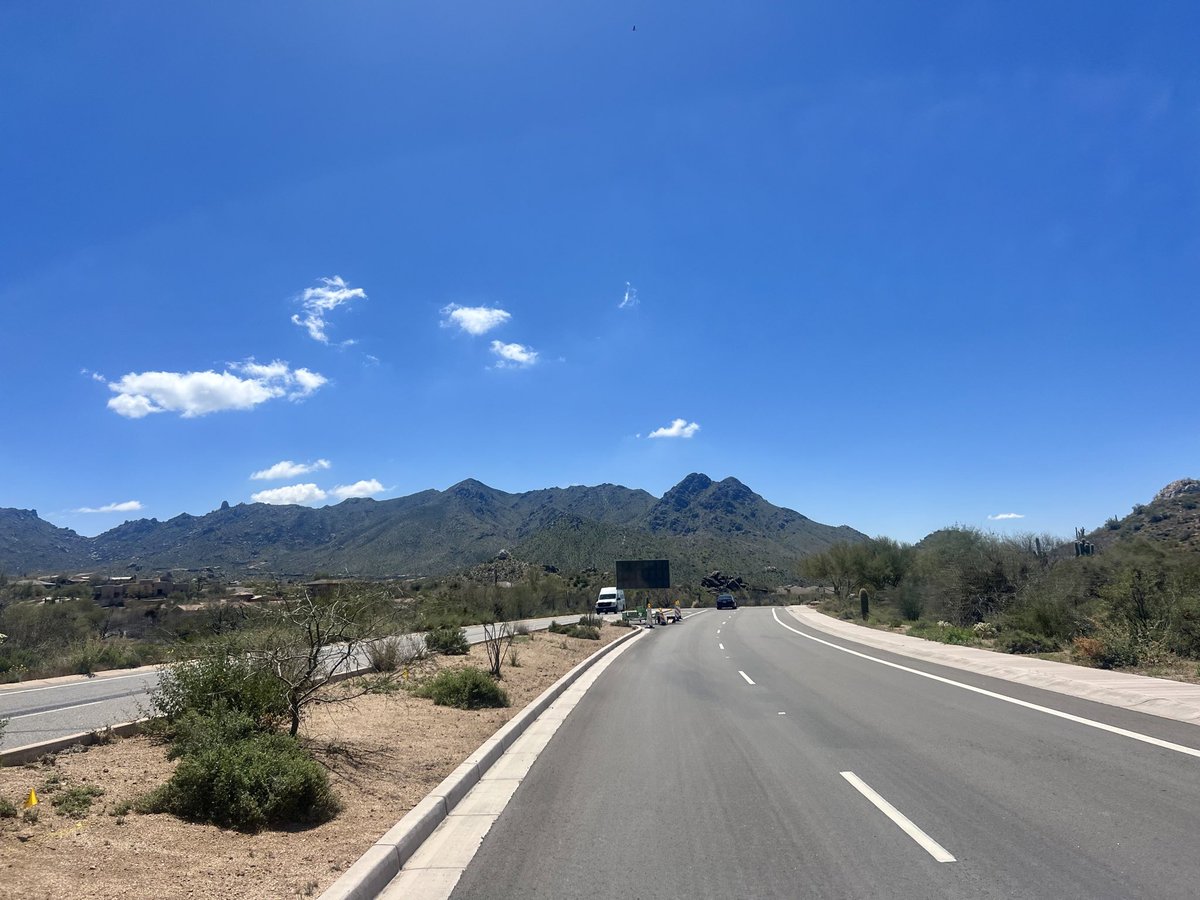 Many of the public roads that we all drive on are paid and constructed 100% by developers. Benefit of large MPCs.

As part of our Storyrock community in North Scottsdale, we had to widen 118th Street which is nearly 1.5 miles away from Storyrock. Here’s $2.5M 118th Street today