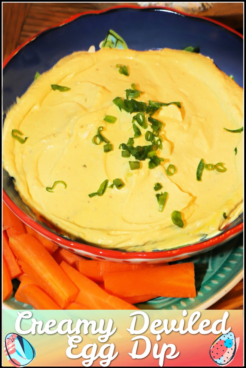 FLChefNicole's tweet photo. This creamy appetizer is a delicious way to use up your leftover boiled eggs from Easter. I love eating deviled eggs & I knew this tangy dip filled with all the flavors of my favorite appetizer would be a winner. #Eastereggs #leftoverrecipe
https://t.co/cNpETAa5Ku https://t.co/nFruRu1HQo