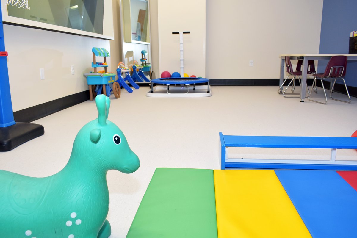 MercyJeffCounty's tweet photo. Specialized therapy care for kids is now closer to home with the opening of this new pediatric therapy gym at #MercyJefferson. We just blessed this new space where our rehab team will provide physical, occupational and speech therapy for children: https://t.co/o2j4I9a6NQ https://t.co/yvXllTgHo2