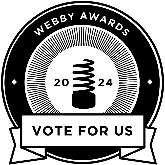 Nominees for <a href="/TheWebbyAwards/">The Webby Awards</a> have been announced and we’re ecstatic to have two projects nominated for Best School/University. Vote for your favorites now until April 18th at bit.ly/3TZRGCx