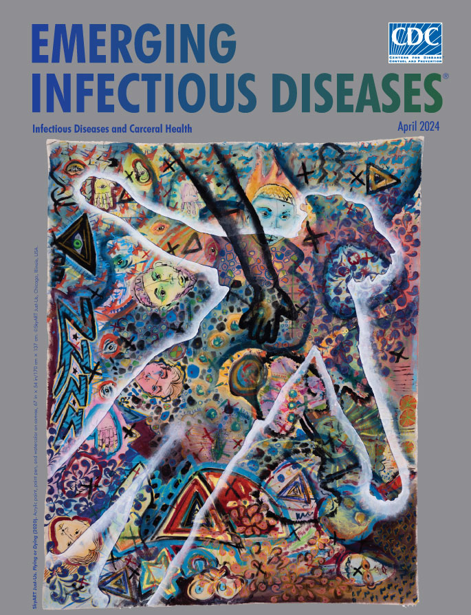 #InfectiousDiseases and Carceral Health is the theme for the latest EID journal supplement issue. You can read the articles and see the cover image, Flying or Dying by SkyART Just-Us, online now. bit.ly/49mI1KI