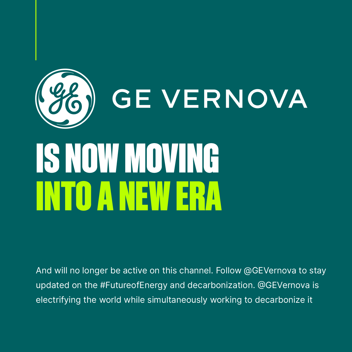 GE Vernova is moving into a new era, and will no longer be active on this channel. Follow @GEVernova to stay updated on the #FutureOfEnergy and #decarbonization.