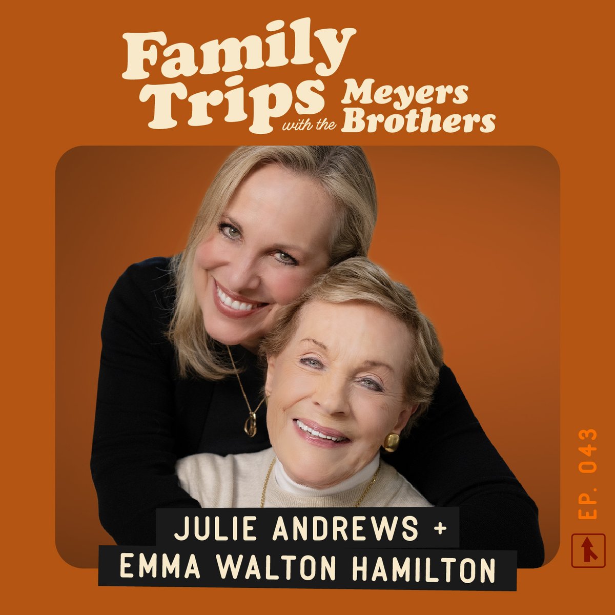 Julie & Emma had a great time talking to Seth & Josh Meyers for their Family Trips w/ the Meyers Bros podcast! - Team Julie …th-the-meyers-brothers.simplecast.com/episodes/julie…