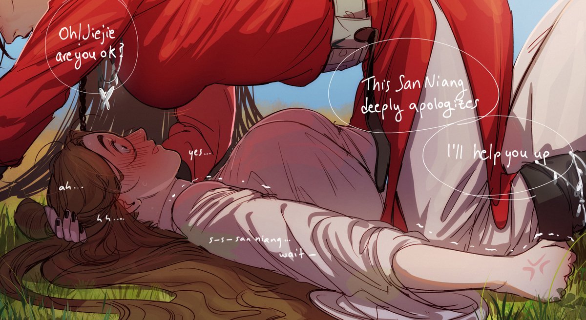 rainysorarts's tweet image. [hualesbians]
I was feeling kinda sapphic today 🫣