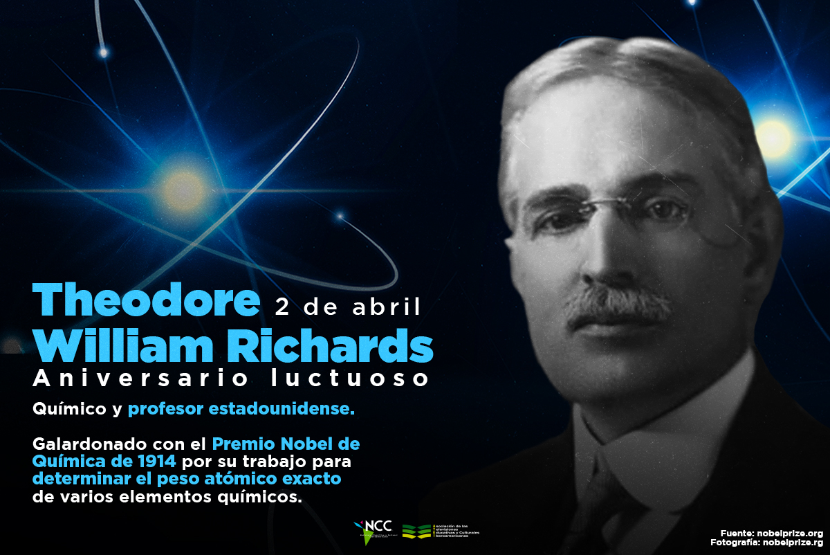 NCCIberoamerica's tweet image. ¿Sabías qué? 🤔 La determinación de #masas atómicas sirve para calcular la cuantificación relativa entre sustancias en reacciones #químicas. 🧪

Theodore Richards desarrolló #métodos para una determinación precisa que redujeron errores.👨🏻‍🔬