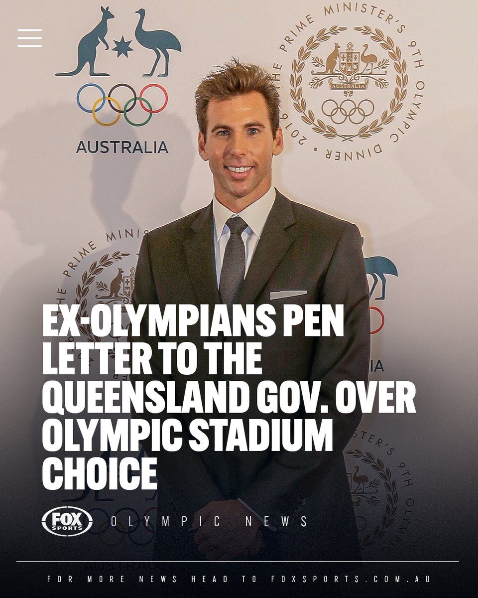 Champion swimmer Grant Hackett features among a group of celebrated Australian Olympians and Paralympians urging the Queensland Government to reconsider its contentious choice of stadium for the Brisbane Games in 2032. For more 👉 bit.ly/4cEuYHw