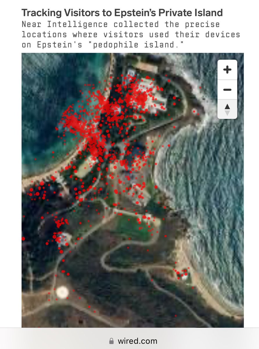 THESE PEOPLE ARE STUPID: DATA COLLECTED FROM PHONES EXPOSE POTENTIAL JEFFREY EPSTEIN ISLAND GUESTS! Data collected from the devices of about 200 people tracked them to Jeffrey Epstein’s island. Near Intelligence collected pinpoint locations to within a few centimeters of…