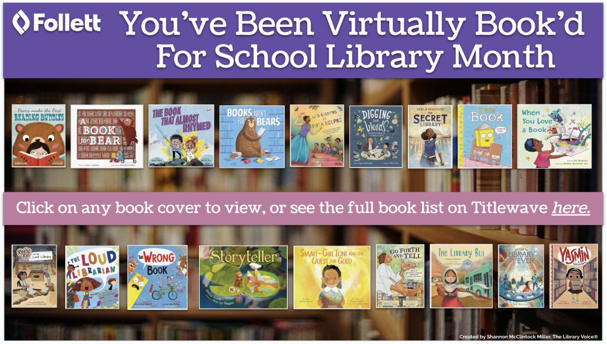 It's School Library Month and a wonderful time to share and celebrate books and eBooks about libraries, reading, books, and librarians.📚 I put together this 'You've Been Virtually Book'd For School Library Month' choice board filled with 18 books. You will find each in…
