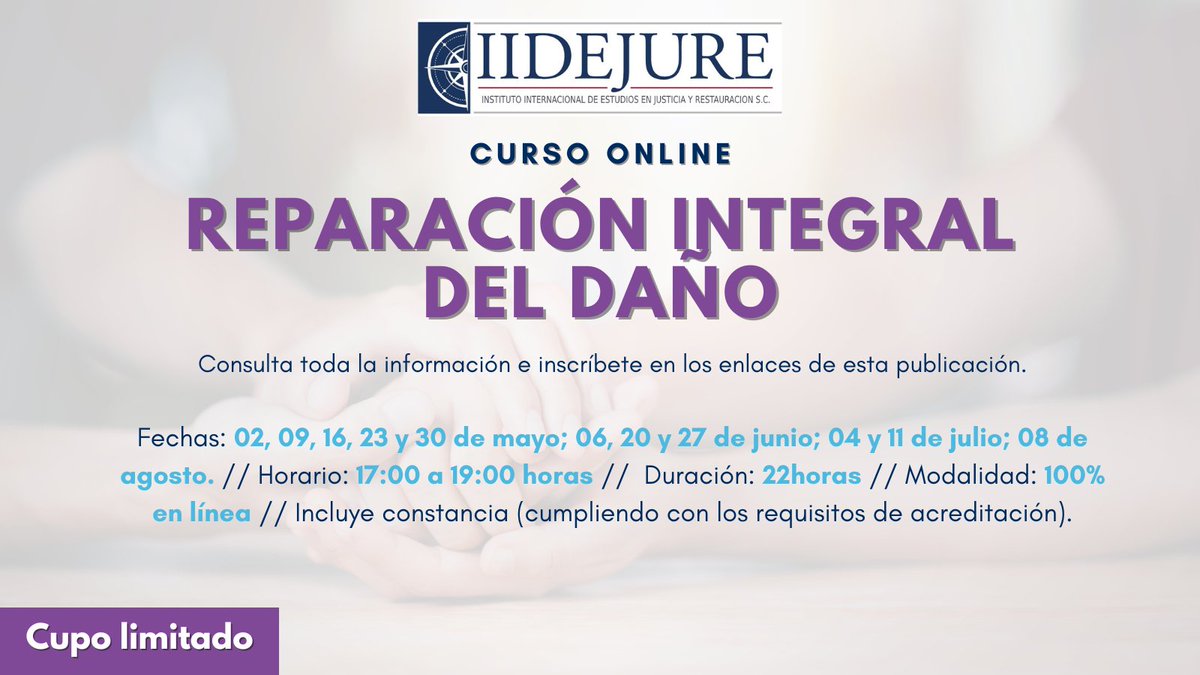 No te puedes perder nuestro nuevo #CursoOnline

🔍Consulta nuestra lista de personas expertas que impartirán este curso y obtén toda la información a través del siguiente enlace:
acrobat.adobe.com/id/urn:aaid:sc…

Inscríbete ahora aquí👇
forms.gle/rGXFc97D6biKPW…