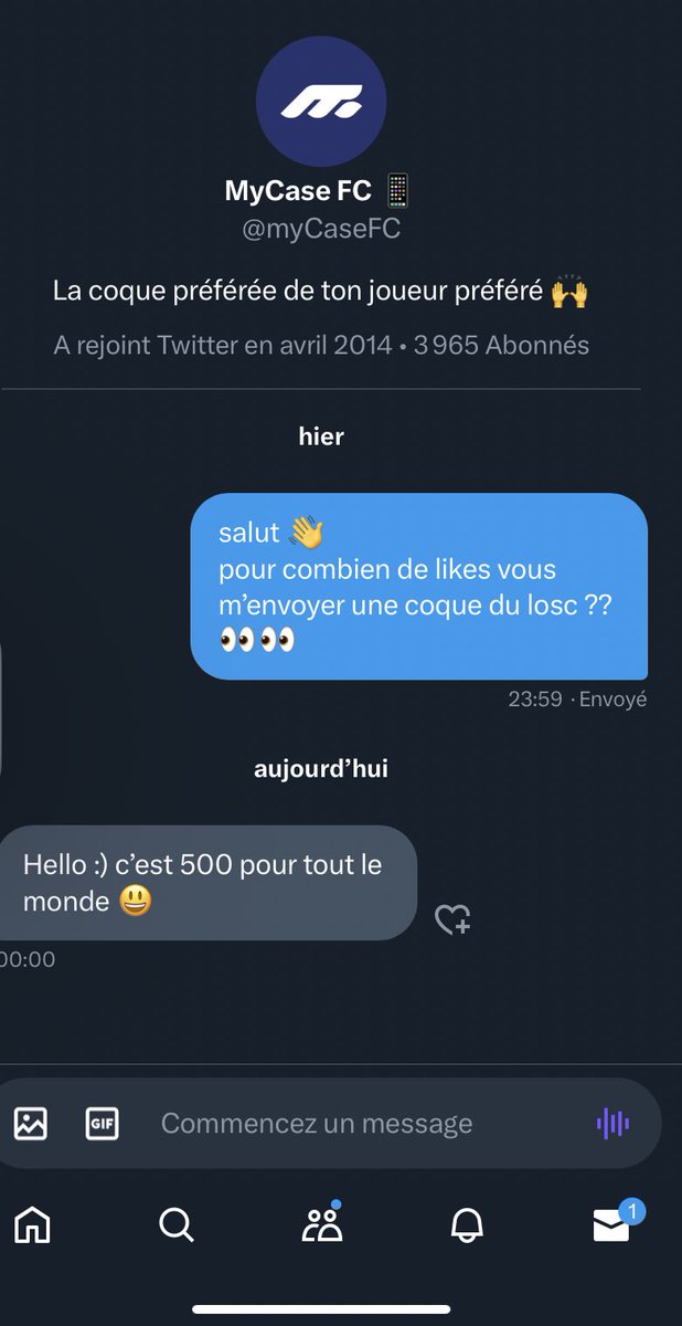 DVE ⚜️ (@alosc__) on Twitter photo J’AI BESOIN DE VOUS !!💥
<a href="/myCaseFC/">MyCase FC 📱</a> m’envoie une coque à 500 LIKES
UN MAX DE LIKES ET DE RT SVP ❤️🙏🔥 J’AI BESOIN DE VOUS !!💥
<a href="/myCaseFC/">MyCase FC 📱</a> m’envoie une coque à 500 LIKES
UN MAX DE LIKES ET DE RT SVP ❤️🙏🔥