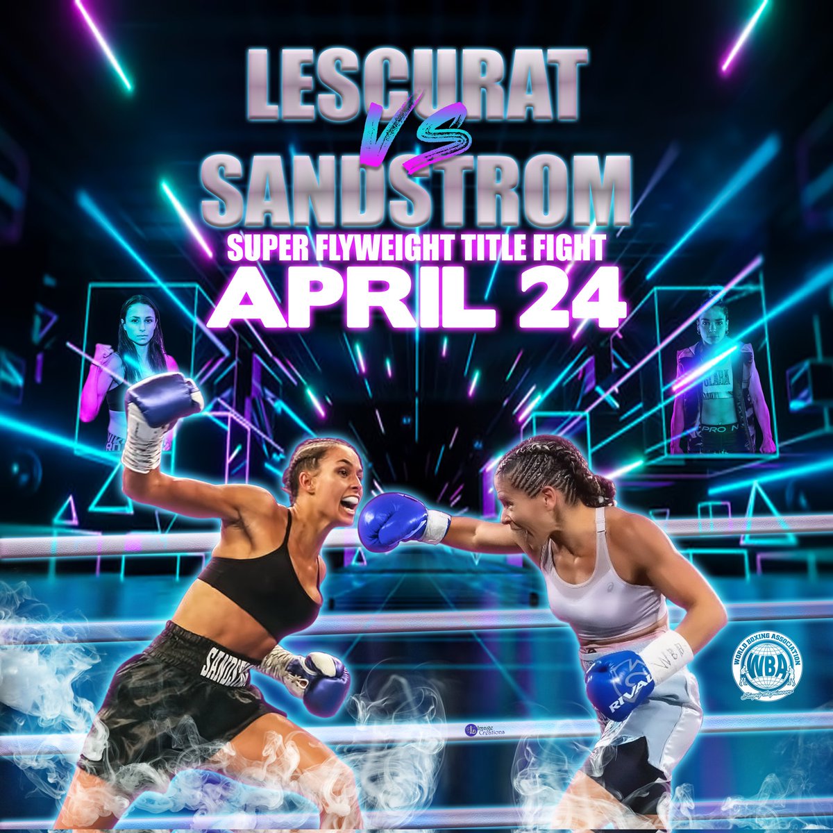 #lescuratsandstrom #claralescurat #linnsandstrom #boxing #boxeo #womensboxing #wba #superflyweight #titlefight #dlgimagecreations