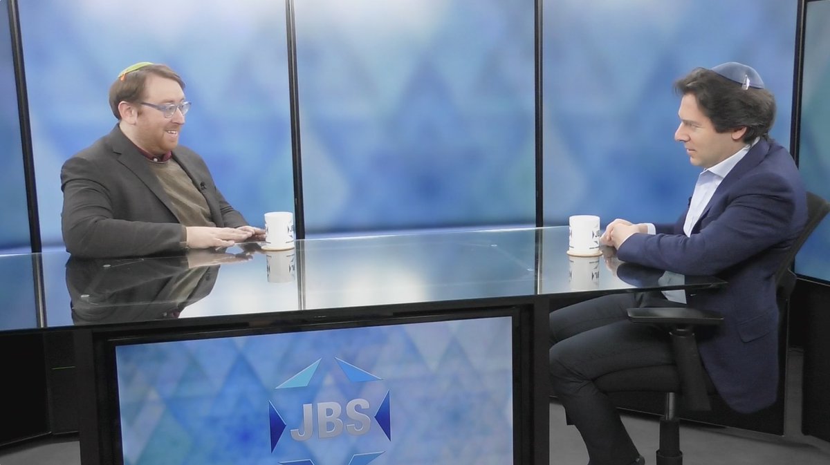 TONIGHT at 8 ET on JBS: A look at AI and the Future of Humanity. @justinpines sits with David Zvi Kalman (@Hartman_Inst) a leading thinker on the intersection of #Jewish history & history of tech, Judaism & artificial intelligence. jbstv.org/find-usor jbstv.org/watch-live