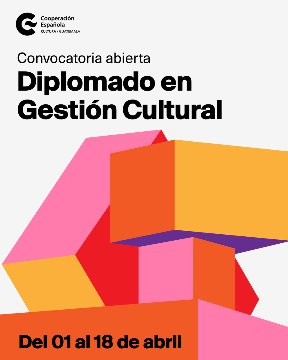 ¡Inscríbete ya en nuestro diplomado de Gestión Cultural Aprende sobre planificación, organización y gestión de proyectos culturales. ¡No pierdas esta oportunidad para adentrarte en el mundo de la gestión y la cultura! 🌟 Más información: bit.ly/3xnIuPK