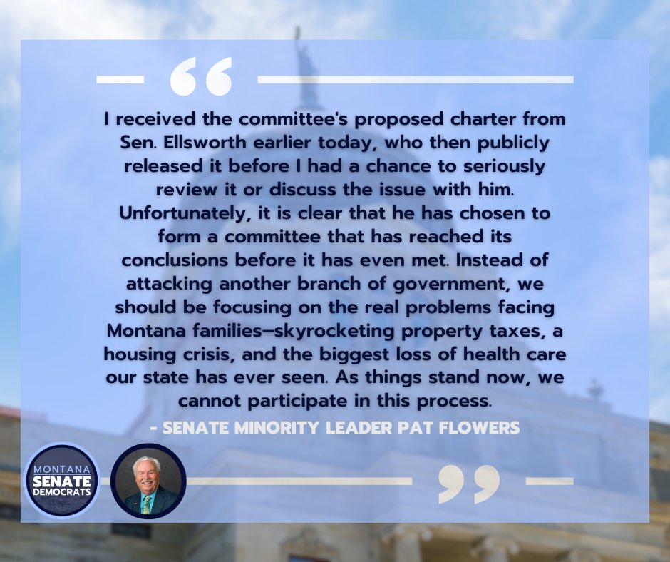 Montana Senate Democrats tweet media