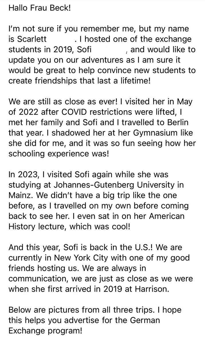 beck_frau's tweet image. Messages like these are what continue to convince me that the friendships and experiences of #GAPPexchanges are 100% worth the effort.

Did I ugly cry? You bet! But I was also filled with joy and gratitude for what our exchange does and continues to do.