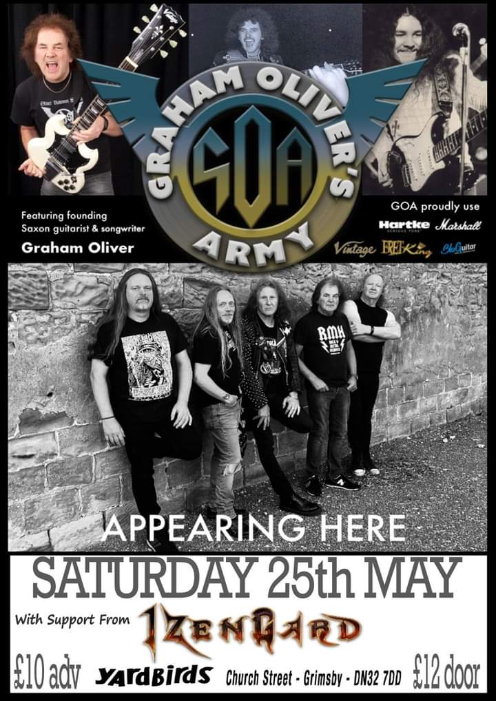 Getting Ready to Rumble 🤘🤘 <a href="/YardbirdsRock/">Yardbirds Rock Club</a> see you there 🤘🔥🤘🔥 #grahamoliversarmy #izengard <a href="/massacrerec/">Massacre Records</a> #massacrerecords #NWOBHM