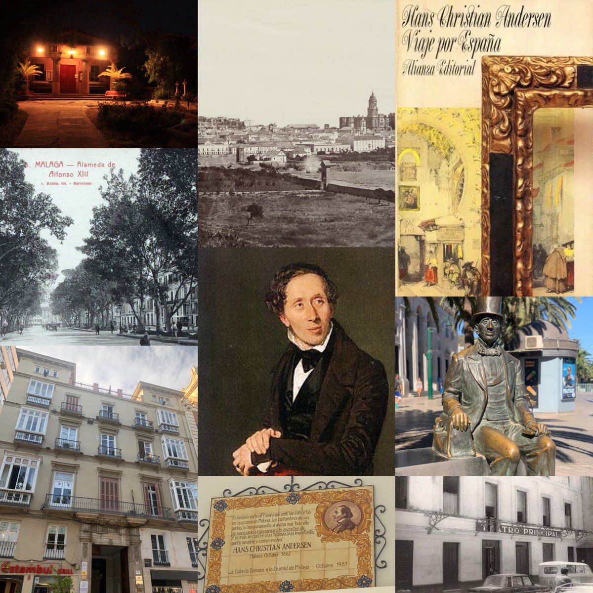 El 2 de abril de 1805, nacía el escritor danés Hans Christian Andersen 📚🧜🏼‍♀️🦆

En el otoño de 1862 visitó Málaga, vamos a ver qué hizo por aquí🕵🏻
🧶🧵👇