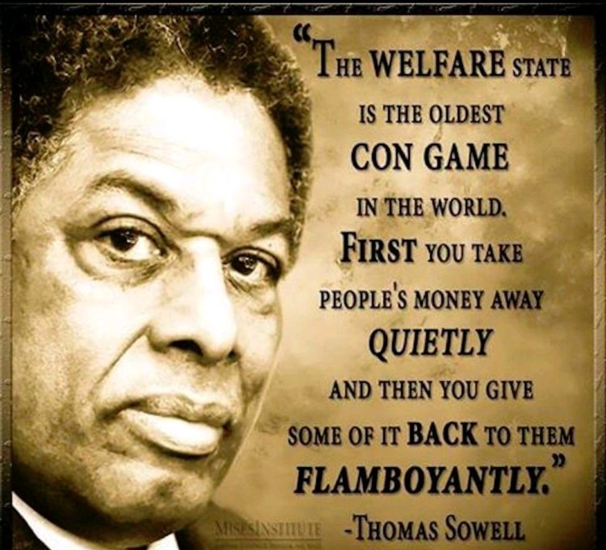 #ThomasSowell has always had great wisdom about money, and the government 💯