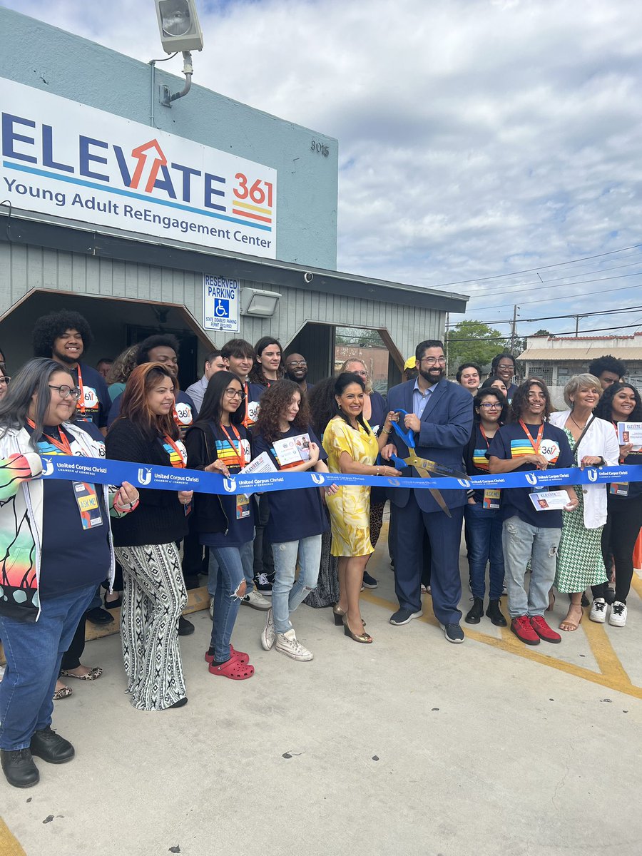 Congratulations to Elevate 361 on the grand opening of their Young Adult Reengagement Center. Together, we can work to empower youth to achieve long-term success and economic stability. #EmpoweringLeadersOfTomorrow