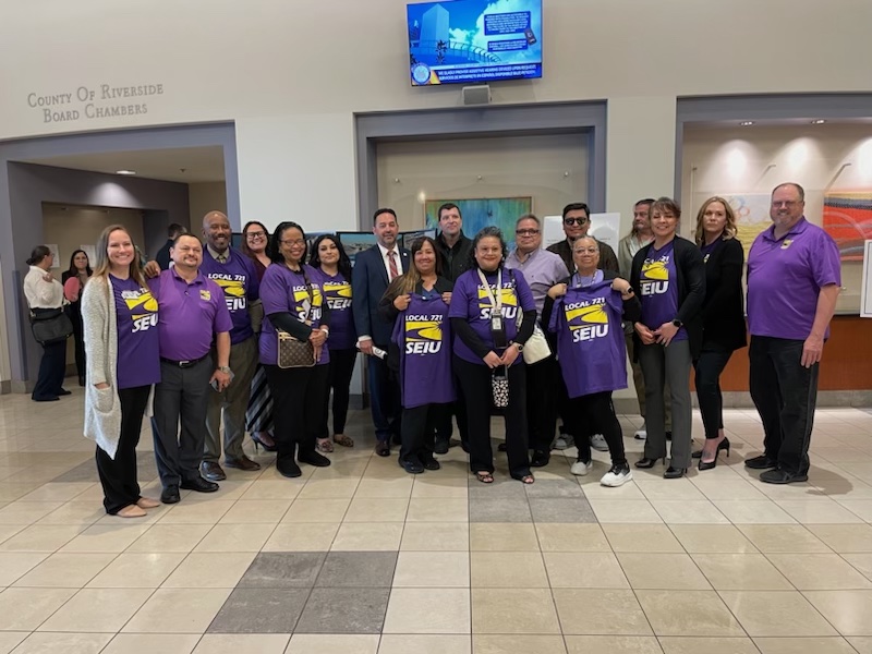 It's official! The County of Riverside Board of Supervisors voted to ratify our new County of Riverside contract! Members in Riverside fought tirelessly to win a historic deal and we'll soon see the fruits of our hard work. #RaiseUpRivCo #UnionStrong