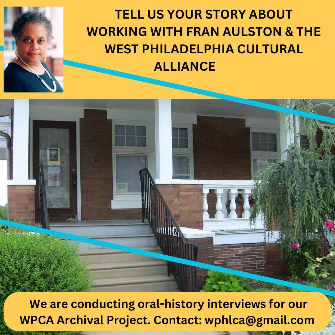 We are archiving documents, photos and other items associated with the Paul Robeson House & Museum. We are also conducting oral-history video interviews with folks long associated with WPCA. Contact us: wphlca@gmail.com. #paulrobeson #paulrobesonhouse #archives #franaulston