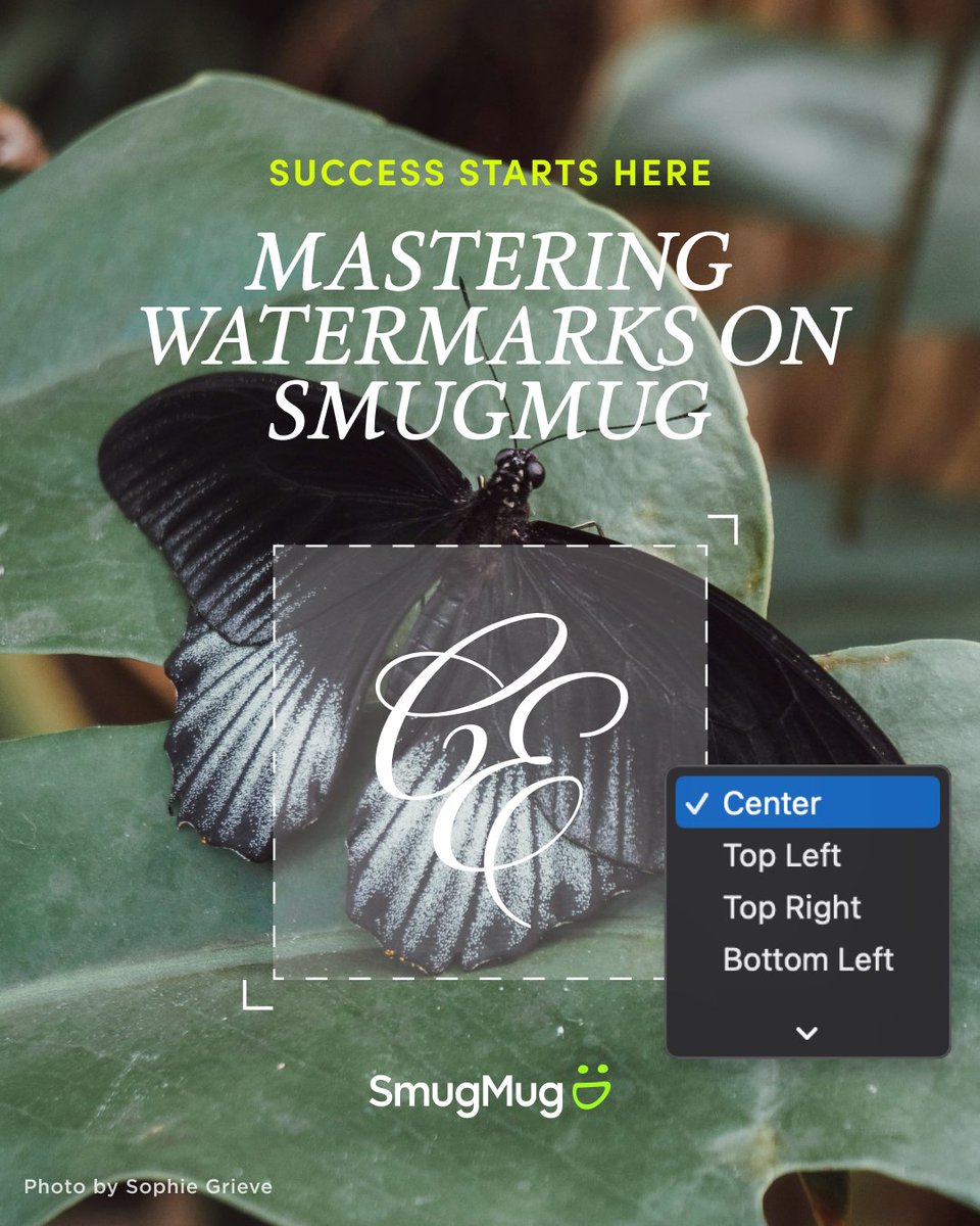 Let's talk about the power of watermarks. It can protect your work. It can elevate your brand.

On SmugMug, it is super easy to create your own custom watermark. We break it all down for you on our Development Lab blog. 

smugmug.com/development-la…