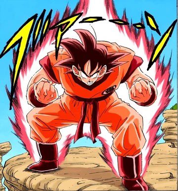 BasedPota18's tweet photo. Godzilla’s new form was inspired by the Kaioken!

So all those Super Saiyan memes about it weren’t too far off lol https://t.co/29q5L3kmGF