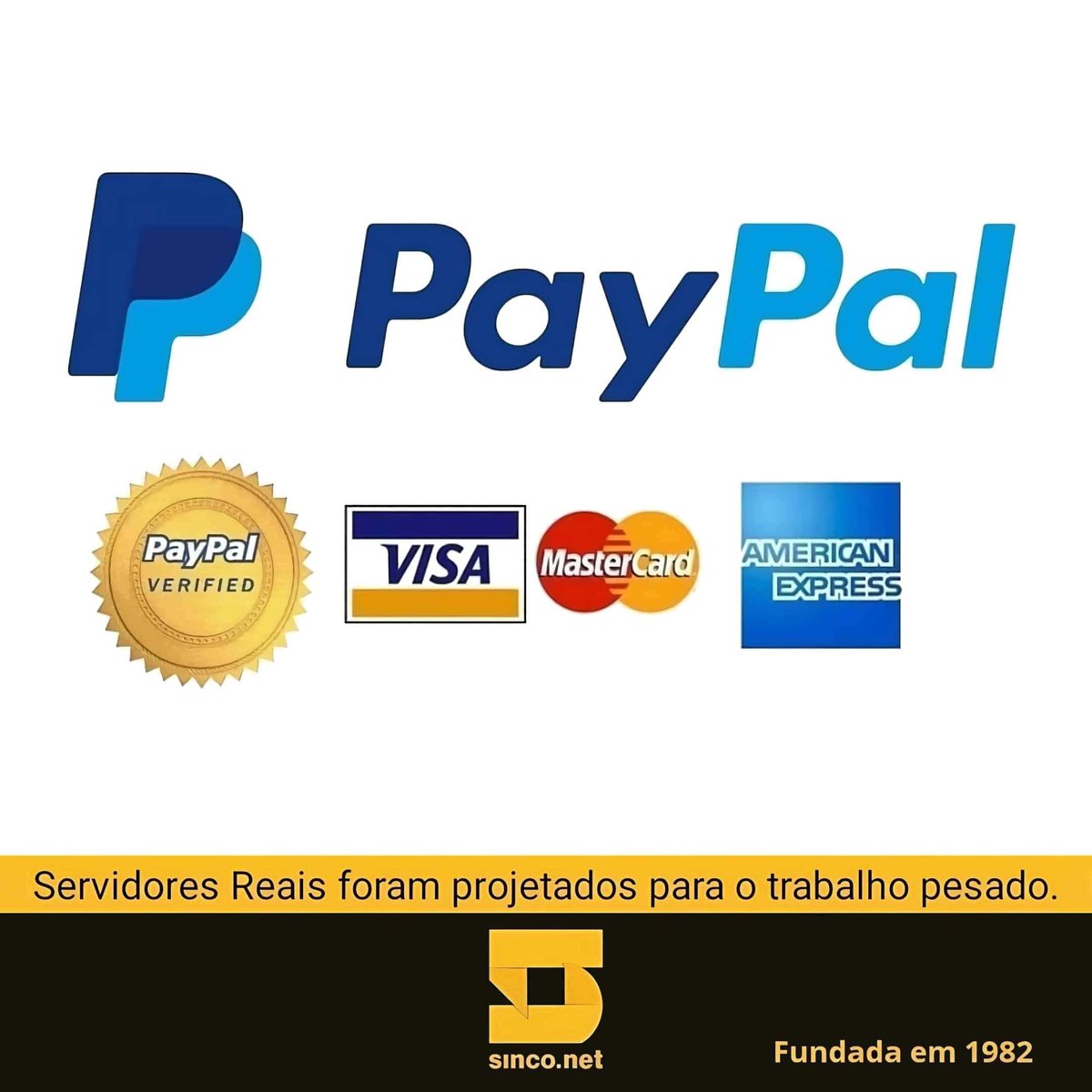 Sinco_Brasil's tweet photo. Usuários #Paypal podem #parcelar nossos #Servidores e #Workstations em até 12 vezes fixas!
https://t.co/Y6kl3ZMOwm
#Sinco #Desde1982 #Tradição #Intel #Xeon #Seagate #Kingston #Mastercard #Priceless #VaideVISA #Amex #DataCenter #StorageSolutionProvider #Informatica #SeagateSSP https://t.co/UYiLz43vXr