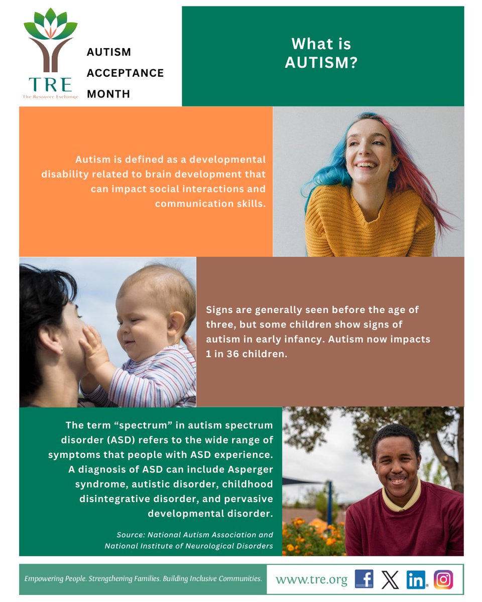 Chances are you know someone touched by autism, now impacting 1 in 36 children and up to 2% of adults in the United States. Autism touches the lives of so many, and understanding can make a big difference.
#AutismAcceptanceMonth #WorldAutismDay