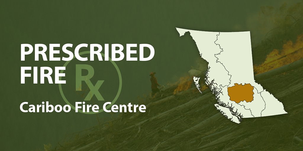 #BCWildfire will be conducting a prescribed burn in the Neewa Creek area as early as tomorrow, April 3. This burn will be about 24 ha in size, located north and west of Comstock and Batnuni Lakes in the Comstock Range Unit. Timing will be dependent on site conditions and venting.