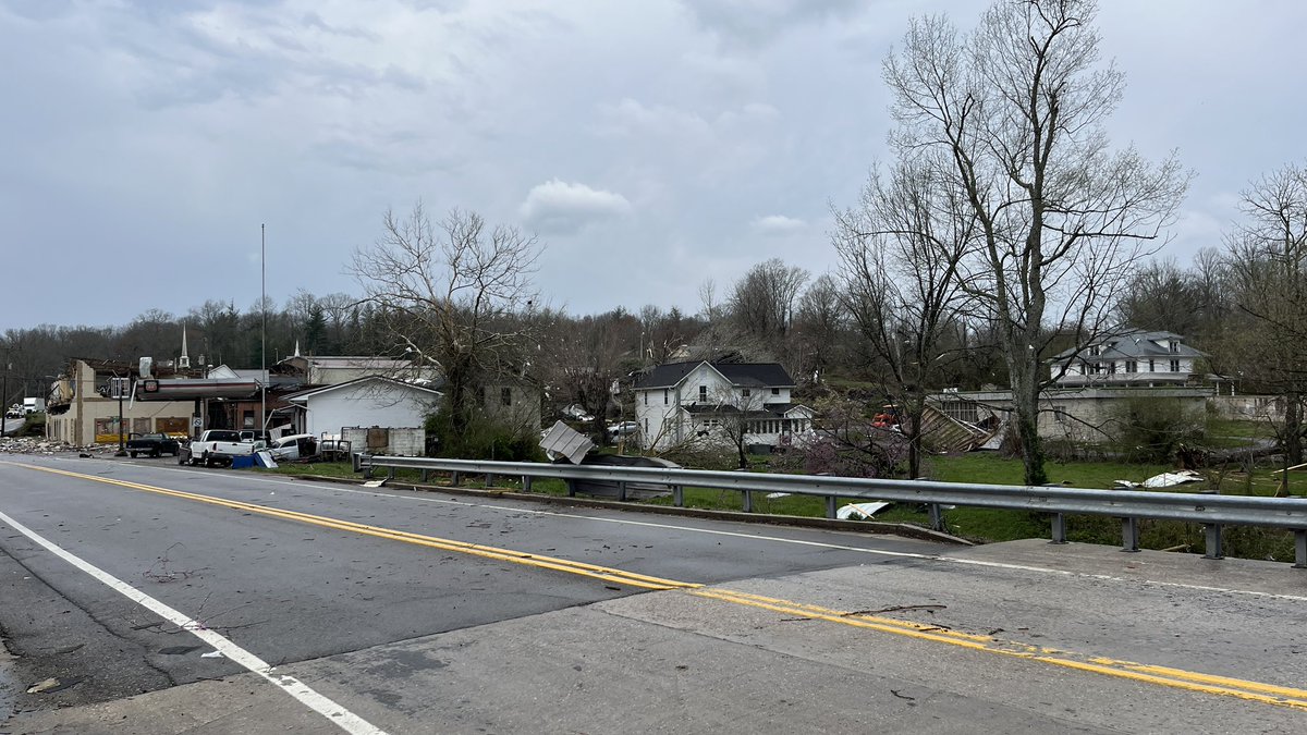 STORM DAMAGE: possible tornado damaged buildings and a home in Morgan County, TN <a href="/wbir/">WBIR Channel 10</a>