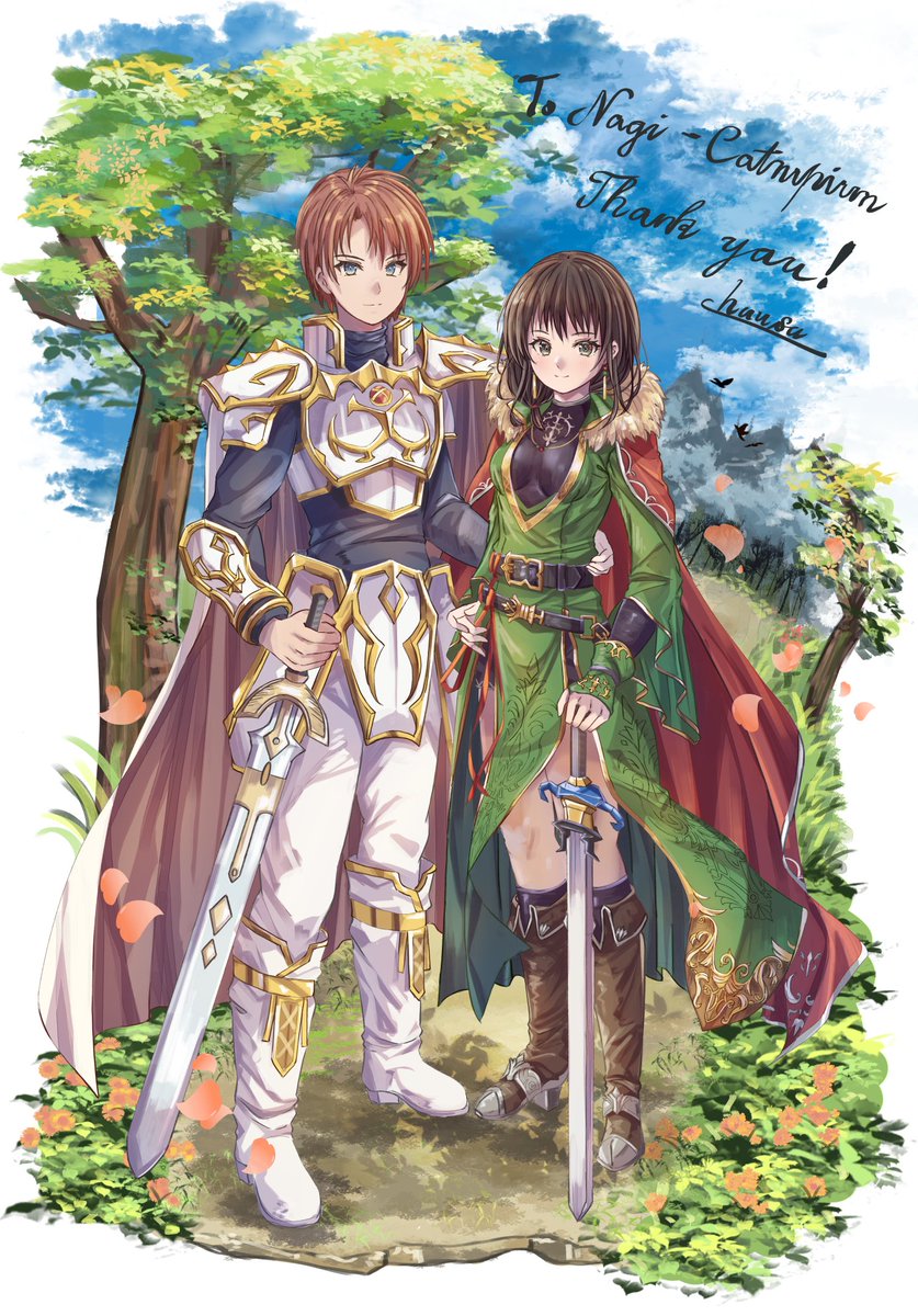 Leif and Mareeta by @_huusu_ Thanks for drawing them! It's good to see more of the two in the world