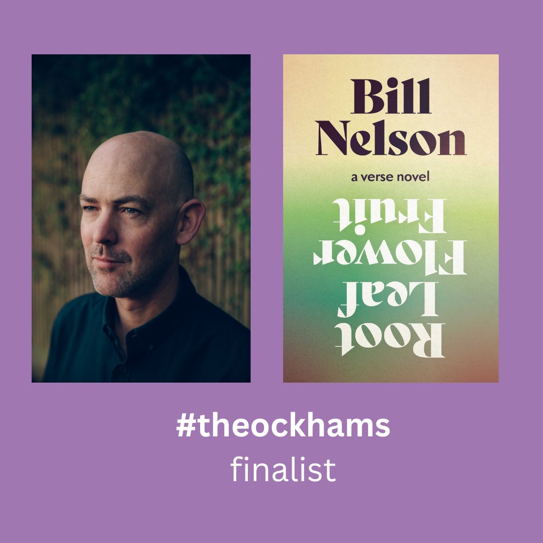 'My grandmother died many years ago, but I would have loved it if she could have read my collection. Her personality looms over the book and in many ways, it’s an ode to how she lived her life,' Bill Nelson, Poetry category finalist. @thwupbooks #theockhams