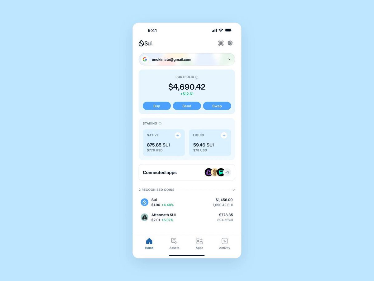 Sui native wallet is now available on mobile 🚀

Go check it out suiwallet.com 🤩 

$SUI #SwitchToSui