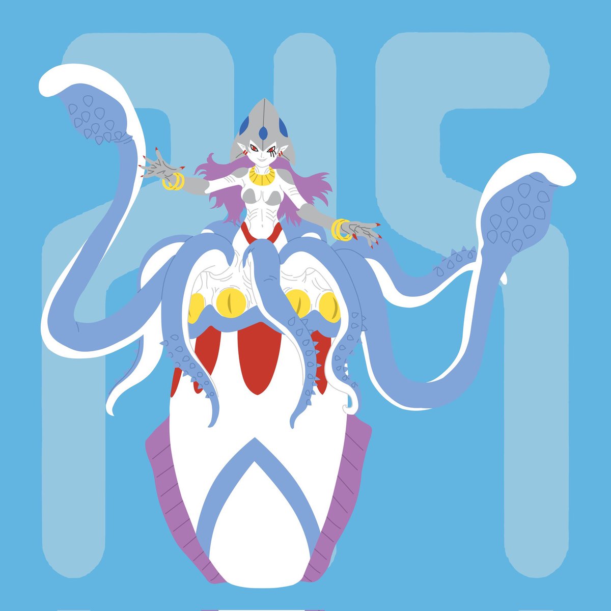 MicheleMarieGo3's tweet photo. @Ranorimoto01 Calmaramon Was A Beast Spirit Of Water 💧 When She’s One Of The Ten Legendary Warrior #Calmaramon #DigimonFrontier #Digimon https://t.co/AKJsKwrcC7