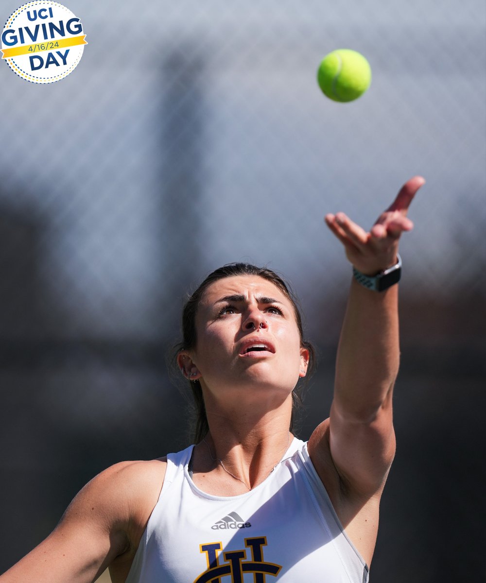 Only 2 WEEKS left until #UCIGivingDay is here! It’s not too late to participate and support the UC Irvine Women's Tennis team. Every gift counts! Please visit givingday.uci.edu/WomensTennis to make an early gift! #TogetherWeZot | #UCIGivingDay