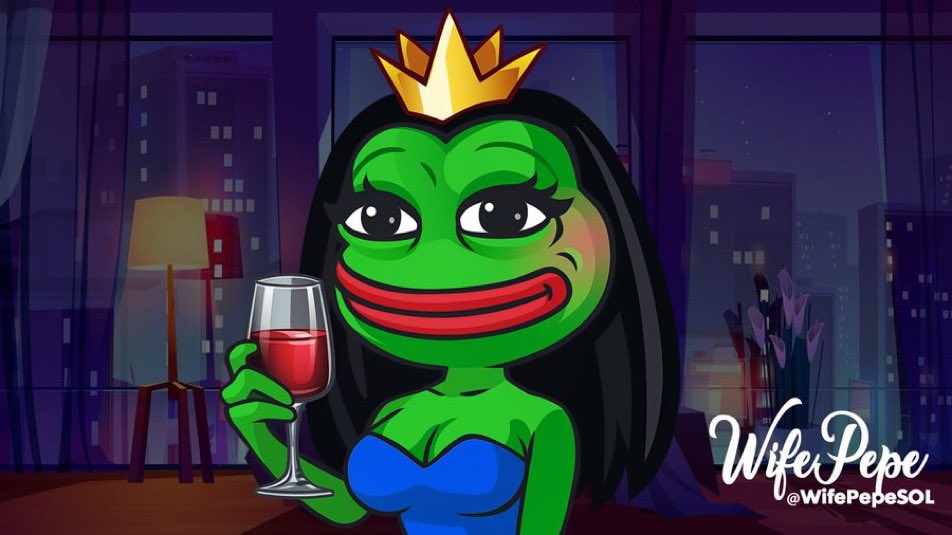 WifePepeSOL tweet picture