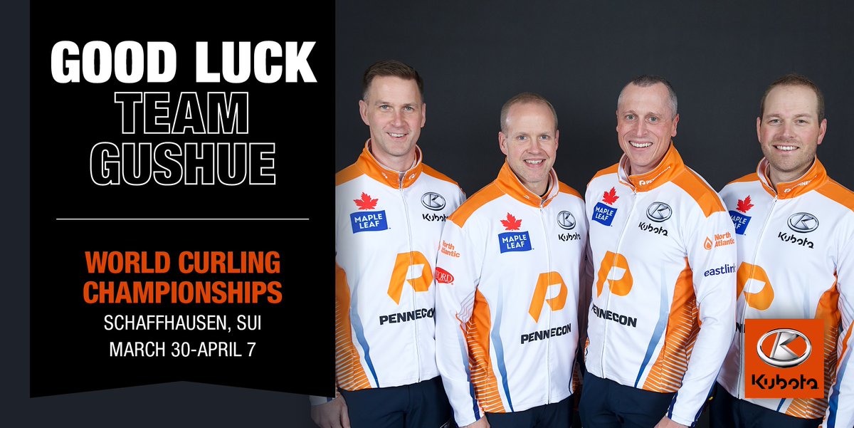 Let's cheer on @TeamGushue as they compete at the 2024 World Men's Curling Championship from March 30 to April 7 in Schaffhausen, Switzerland! 🇨🇦 🥌 Let's go for gold! #GoodLuck #Curling #TeamGushue