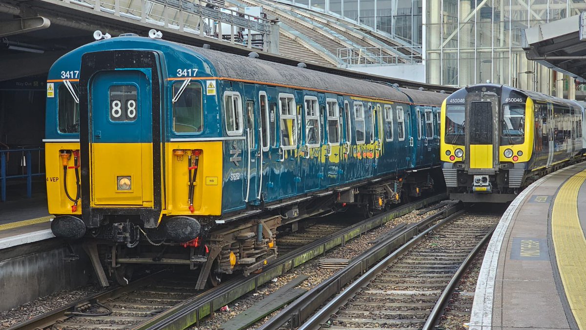 “We went to Waterloo - there’s more to do!” Featured in @RailwayMagazine, @railexpress, @RAIL, @railwaysillus and more, 4VEP 3417’s restoration appeal stands just shy of £10,000; not bad for a 4-car EMU! Can you support the SETG…? gofund.me/34cccdb9