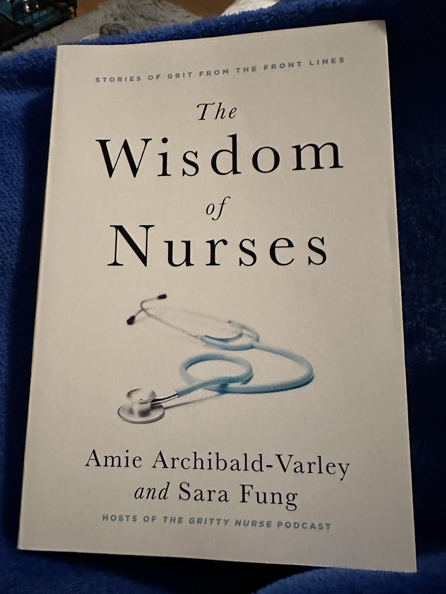 Look what arrived today! Now that I’m an unemployed nurse I have time to crack this baby open. @AmieVarley @saramfung #grittynurses