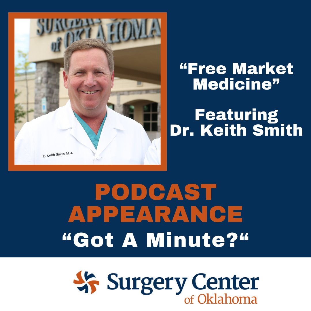 Dr. Smith gives an overview of Surgery Center of Oklahoma's founding and the free market medical movement on this episode of 'Got a Minute' with Rich Lusk and Larson Hicks. Download here or your preferred podcast provider: bit.ly/4aEIN6Z