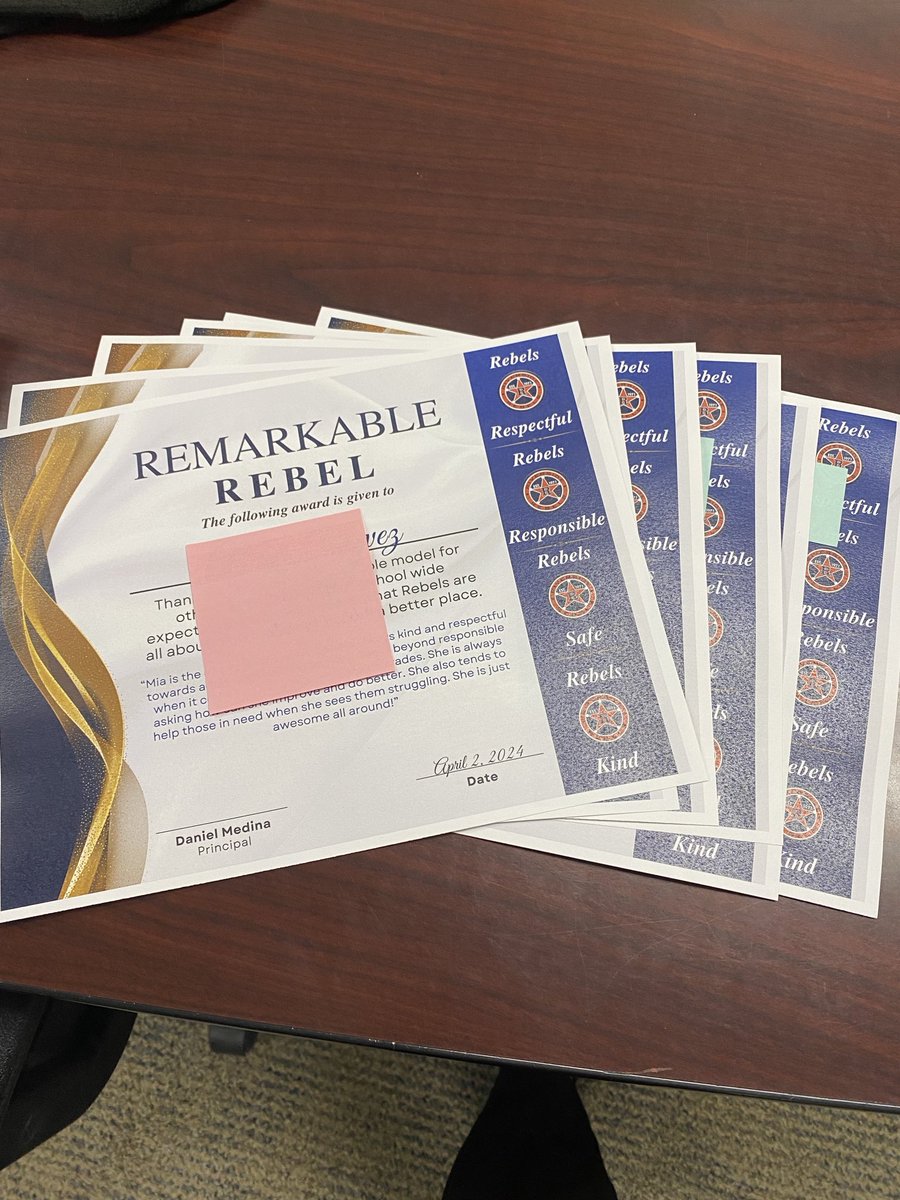 How exciting! March Remarkable Rebels recommendations are in and the winners will be announced this week! #TherebellionPBIS🧡⁦@FORtheValley_DM⁩ @DannyBustos14⁩ ⁦@AndreaMorse26⁩ ⁦@CMBJJBSLB