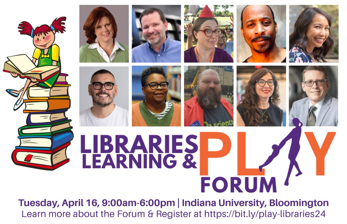 What better way to celebrate #ChildrensBookDay than with a reminder that #Libraries #Learning & #Play is just 2 WEEKS AWAY! Learn more & register at bit.ly/play-libraries…