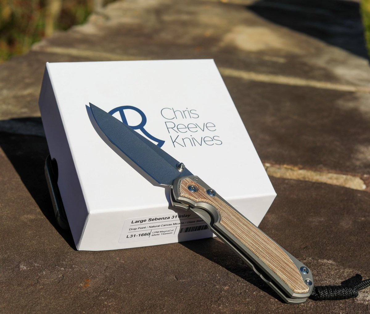 St. Nick's Knives (@stnicksknives) on Twitter photo #TitaniumTuesday with this <a href="/CRKnives/">Chris Reeve Knives</a> Large Sebenza 31 with Natural Micarta inlays and a Glass Blasted frame! Check it out at our Athens store or over on our website linked in the page bio. #TitaniumTuesday with this <a href="/CRKnives/">Chris Reeve Knives</a> Large Sebenza 31 with Natural Micarta inlays and a Glass Blasted frame! Check it out at our Athens store or over on our website linked in the page bio.
