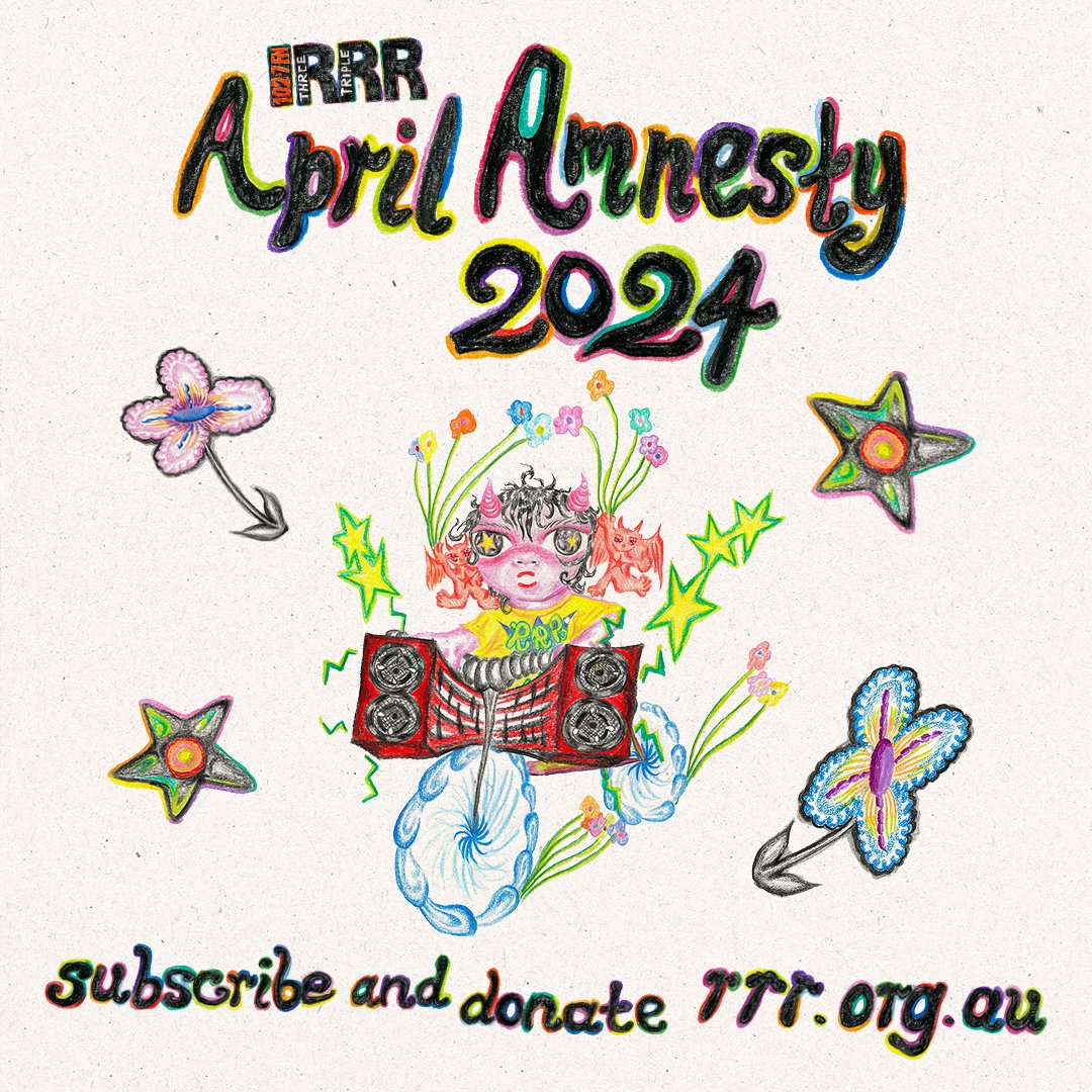 Triple R's April Amnesty is now on! Each donation supports independent media, and helps to keep @3RRRFM's volunteer presenters on the air.  Plus you'll go into the draw to win some amazing prizes. Subscribe and donate to community radio this April at rrr.org.au