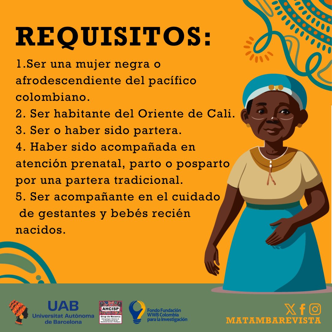 MatambaRevista's tweet photo. 👉🏽 Junto con Luisa Peláez estamos desarrollando la recolección de información para el proyecto de investigación doctoral “Proceso procreativo en comunidades afrodescendientes del Oriente de Cali”.

#matamba #matambafundación
#proyectoparteria #parteria #parteriatradicional https://t.co/YtaItk8Va5